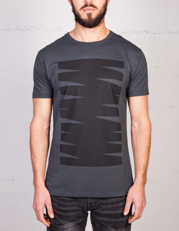Monument Scribble t-shirt by Geometry Daily, front view