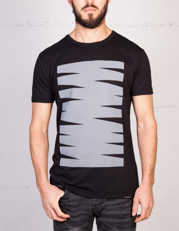 Monument Scribble t-shirt by Geometry Daily, front view